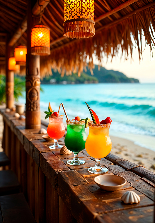 Beachside meal